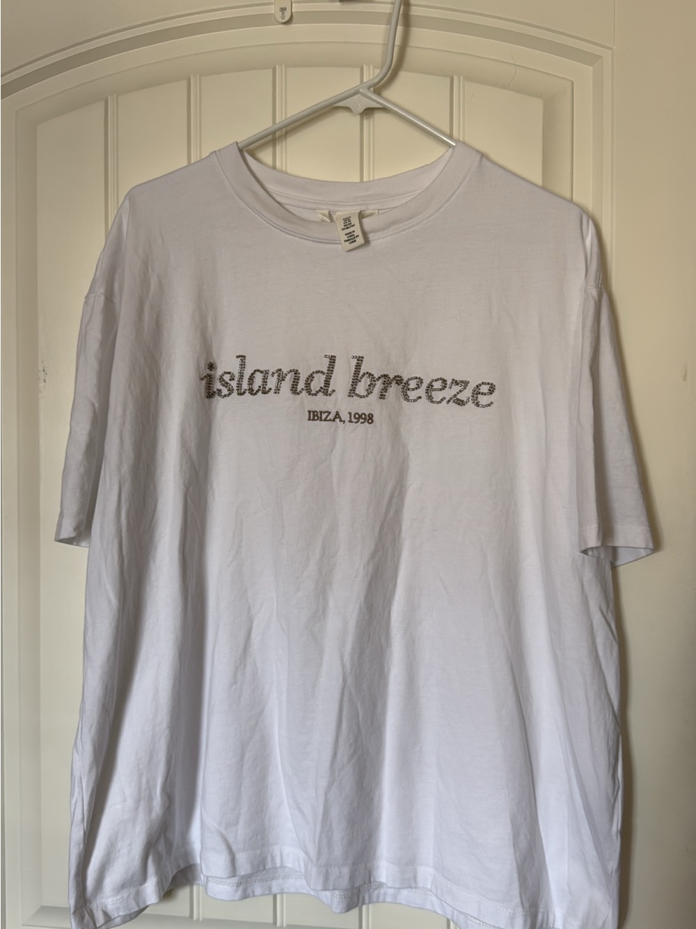 H&M beaded t-shirt XL